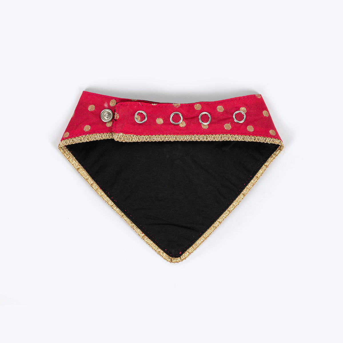 HUFT Shahi Brocade Scarf For Pet - Pink