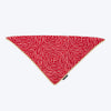 HUFT Royal Bandhani Knot Bandana For Dog - Red