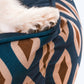 HUFT Bohemian Bliss Lounger Dog Bed - Teal & Brown -04