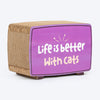 HUFT Meowcrowave Scratcher For Cat - Purple - Heads Up For Tails