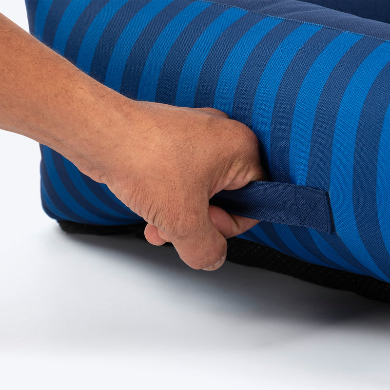 HUFT Bear Hug Lounger Bed For Dog - Blue