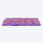 Dash Dog Zig Zaggers Water Repellent Portable Mat For Dog - Orange & Purple