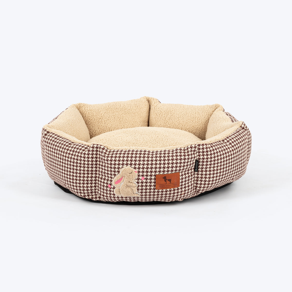 HUFT Cosy Cuddle Bed For Cat & Puppy - Brown