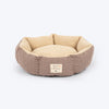 HUFT Cosy Cuddle Bed For Cat & Puppy - Brown