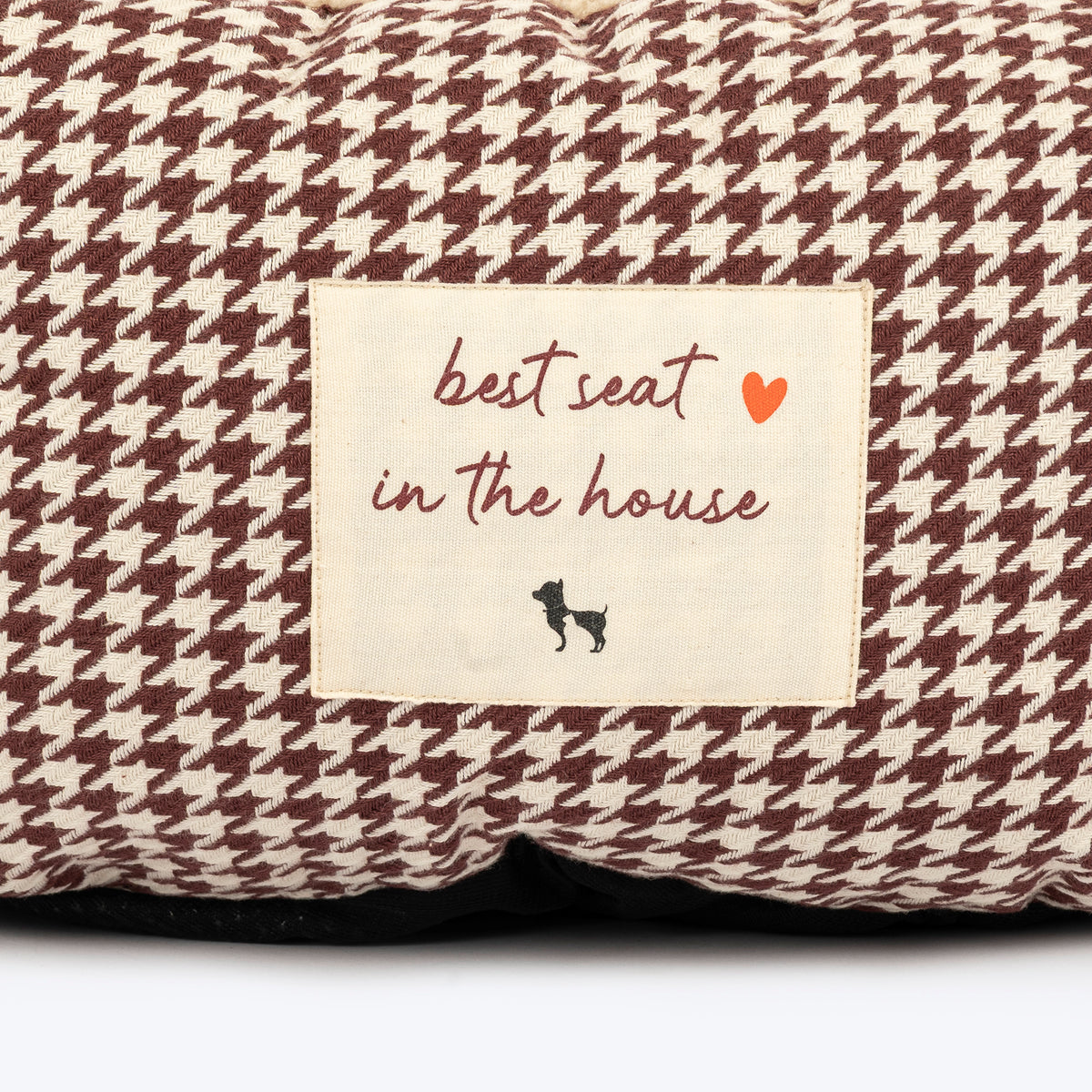 HUFT Cosy Cuddle Bed For Cat & Puppy - Brown