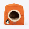 HUFT Furbulous Tent Bed For Cat & Puppy - Orange