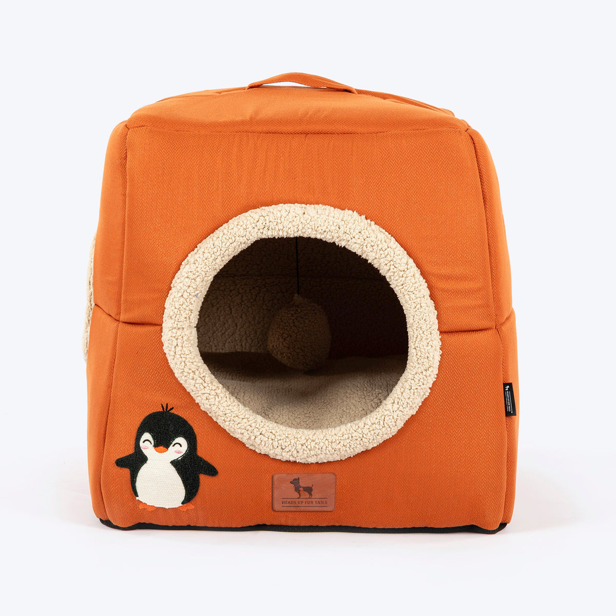 HUFT Furbulous Tent Bed For Cat & Puppy - Orange
