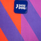 Dash Dog Zig Zaggers Water Repellent Portable Mat For Dog - Orange & Purple