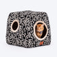 HUFT Furbulous Tent Bed For Cat - Black & White - Heads Up For Tails