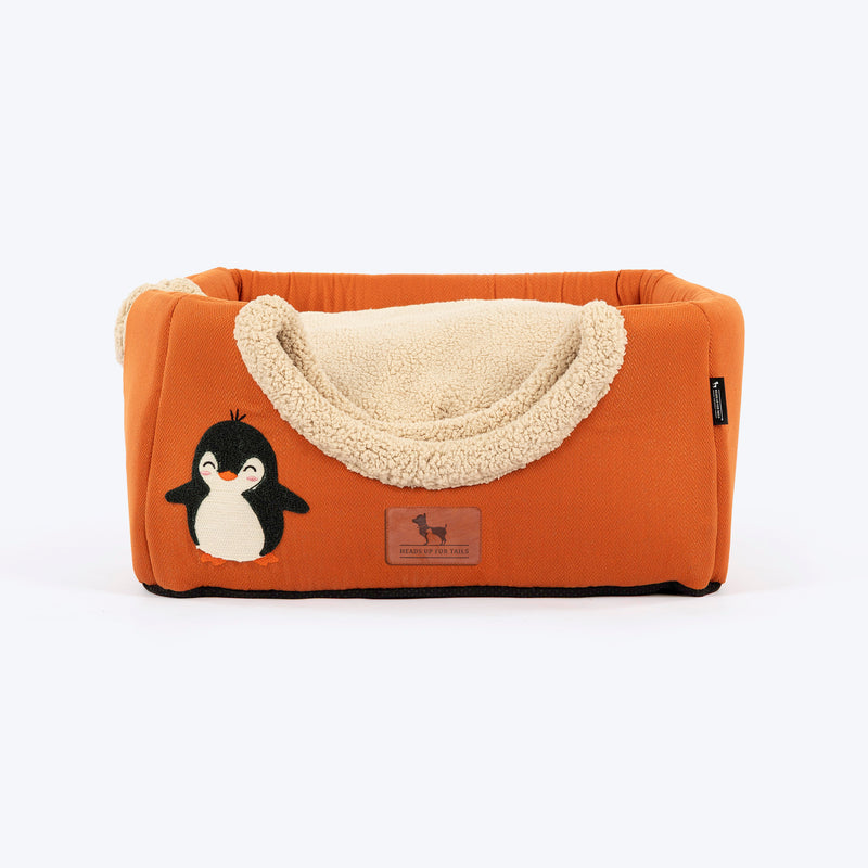 HUFT Furbulous Tent Bed For Cat & Puppy - Orange
