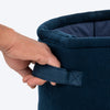 HUFT Playtime Toy Basket For Dog & Cat - Navy - Heads Up For Tails