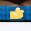 HUFT Cosy Blossom Tent Bed For Cat & Puppy - Blue