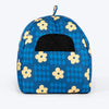 HUFT Cosy Blossom Tent Bed For Cat & Puppy - Blue