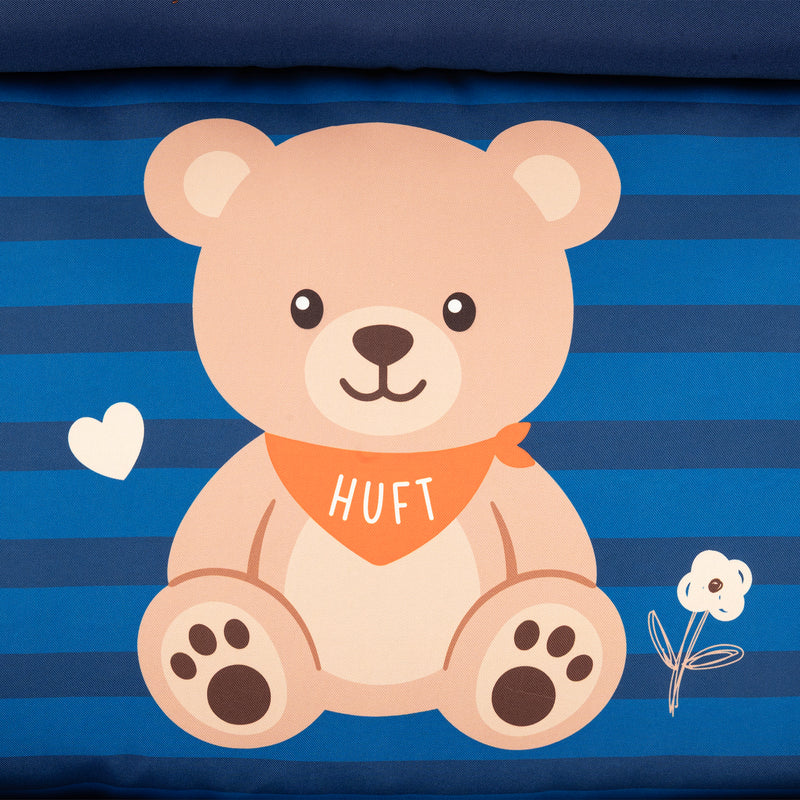 HUFT Bear Hug Lounger Bed For Dog - Blue
