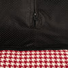 HUFT Cherry Houndstooth Lounger Bed For Dog - Maroon & Ivory