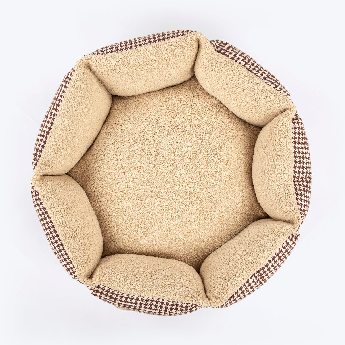 HUFT Cosy Cuddle Bed For Cat & Puppy - Brown