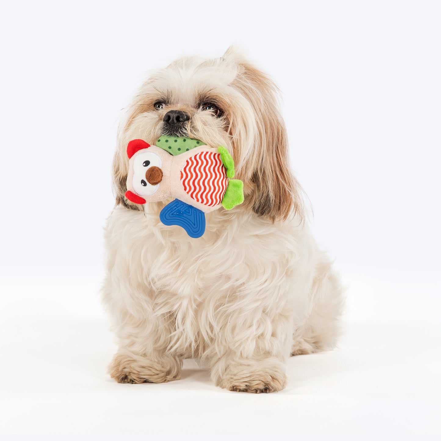 HUFT Owl You Need Squeaky Plush Toy For Puppies - Multicolor - Heads Up For Tails