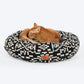 HUFT Dreamy Donut Bed For Cat & Puppy - Black & White - Heads Up For Tails