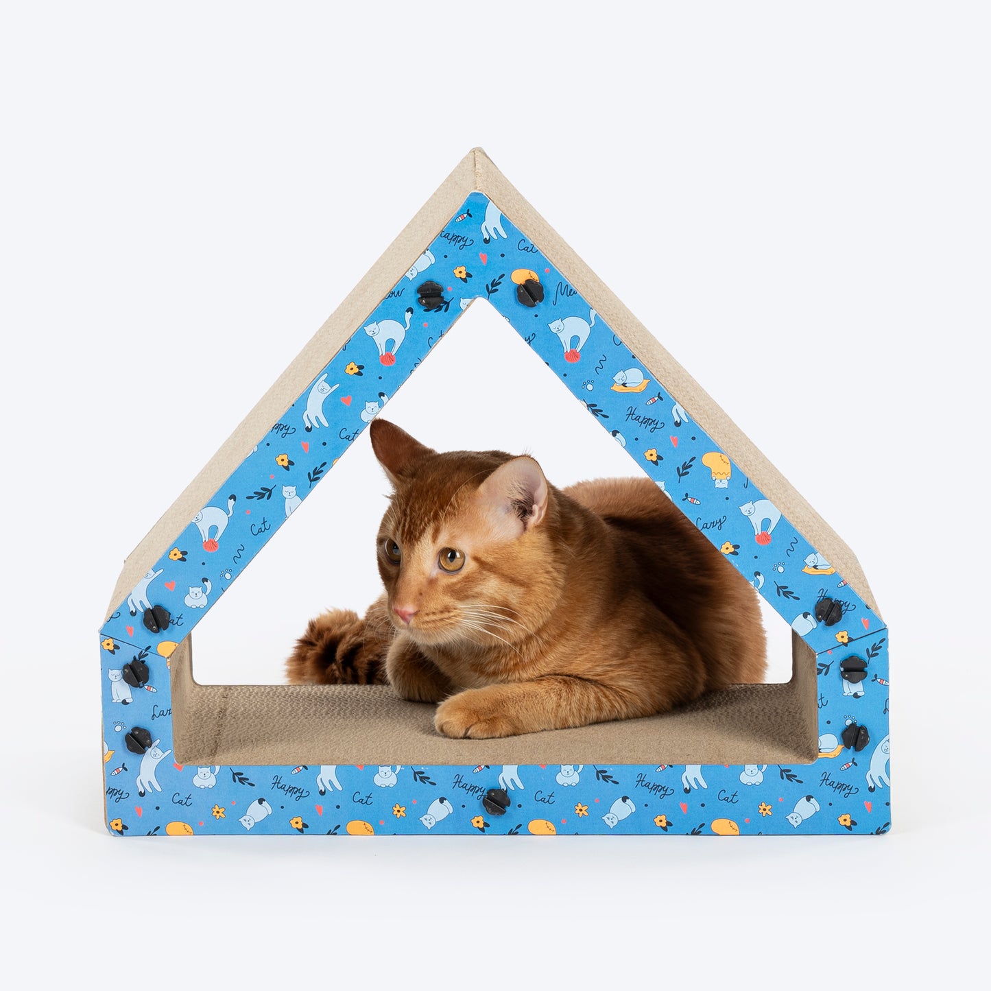 HUFT Kittypeak Scratcher For Cat - Blue
