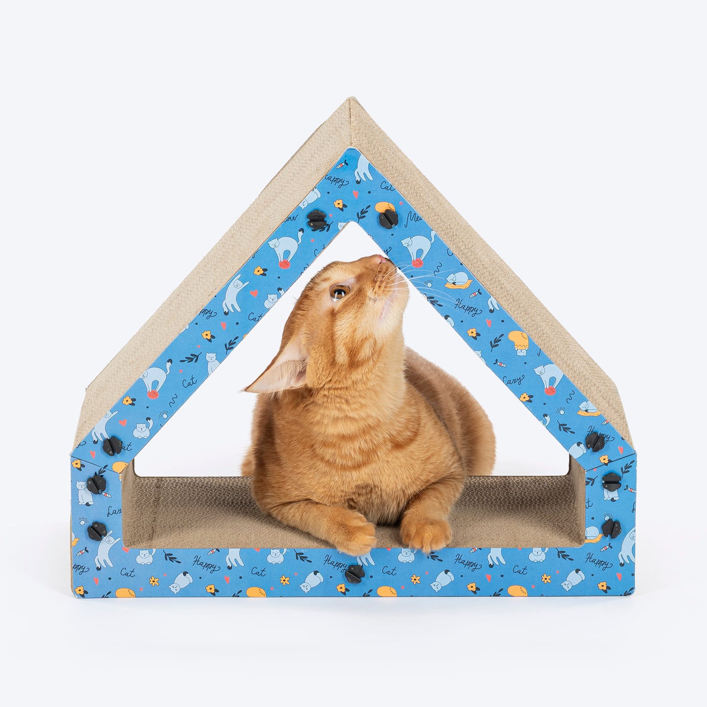 HUFT Kittypeak Scratcher For Cat - Blue