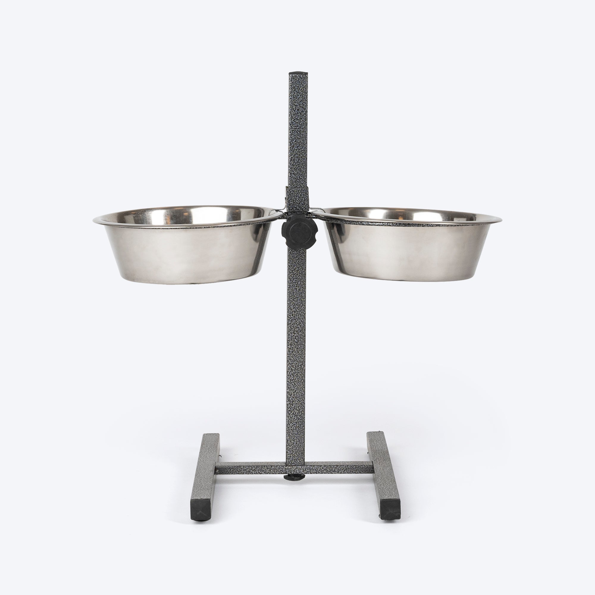 SUPER H Shaped Double Diner Stand With Steel Dog Bowl Inserts