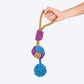 Dash Dog Double Up Tug Rope Toy For Dog - Multicolour - Heads Up For Tails