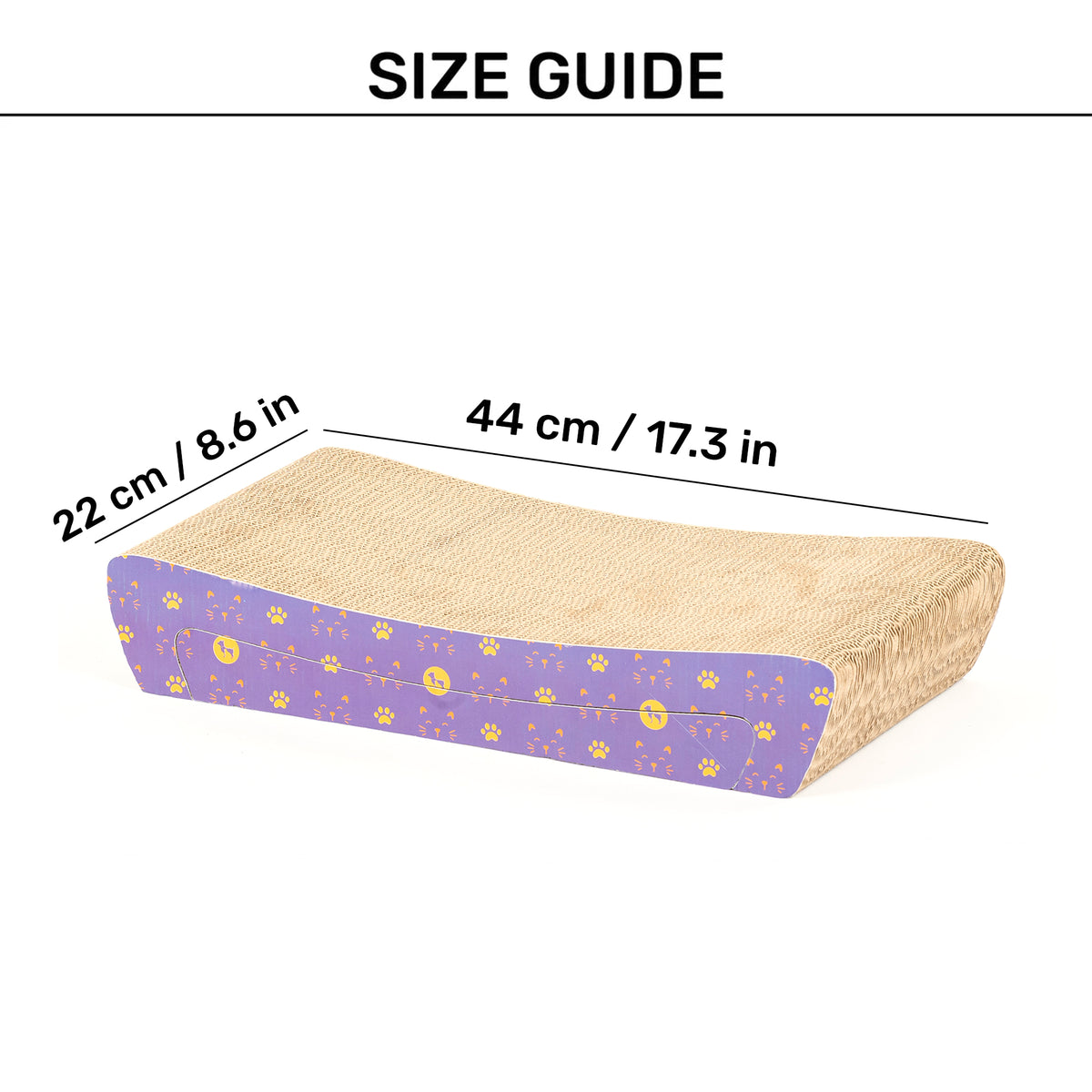 HUFT Purr Cradle Scratcher For Cat - Multicolor
