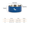 HUFT Quintessential Double Walled Bowl For Dog - Blue