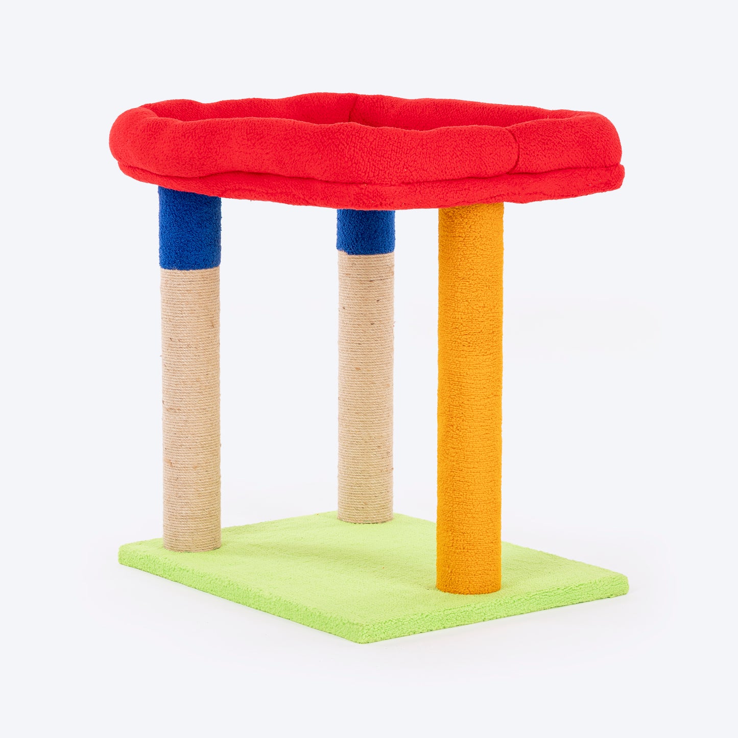 TLC Scratch n' Snooze Pole Scratcher For Cat - Multicolor
