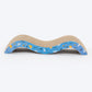 HUFT Purrwave Scratcher For Cat - Blue