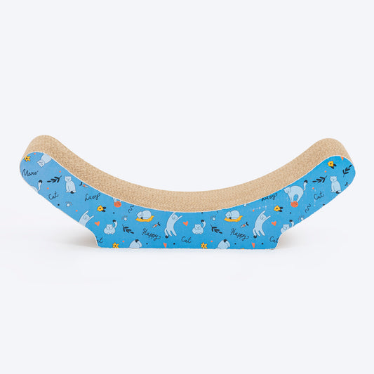 HUFT Meow Lounge Scratcher For Cat - Blue