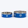HUFT Foodie Paws Printed Bowl For Dog - Blue