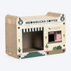 HUFT Meowbucks Coffee Shop Scratcher For Cat - Multicolor - Heads Up For Tails
