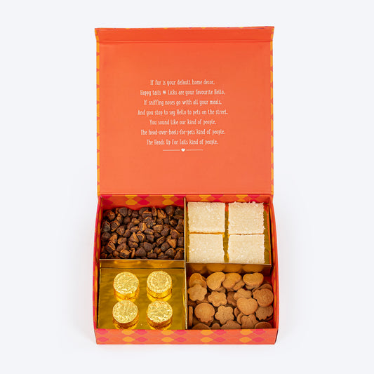 HUFT Gift of Joy Diwali Treat Box For Dog - 296 gm