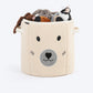 HUFT Playtime Toy Basket For Dogs - Ivory