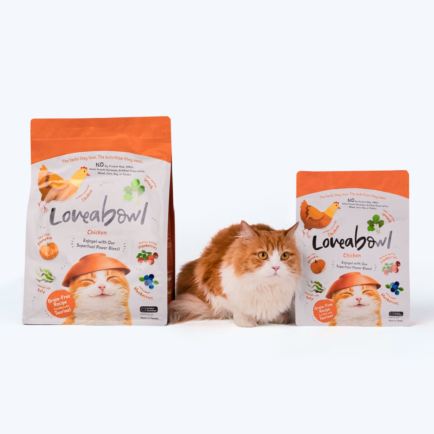 Loveabowl Grain Free Chicken Cat Dry Food - Heads Up For Tails