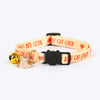 HUFT Meowvelous Collars For Cat - Orange & Yellow