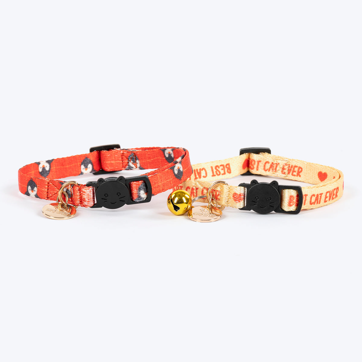 HUFT Meowvelous Collars For Cat - Orange & Yellow