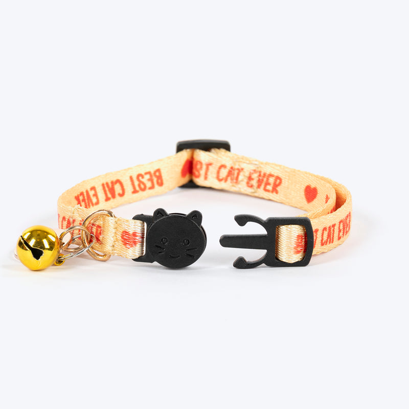 HUFT Meowvelous Collars For Cat - Orange & Yellow
