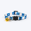 HUFT Meowvelous Collars For Cat - Blue & Off White
