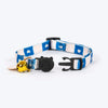 HUFT Meowvelous Collars For Cat - Blue & Off White