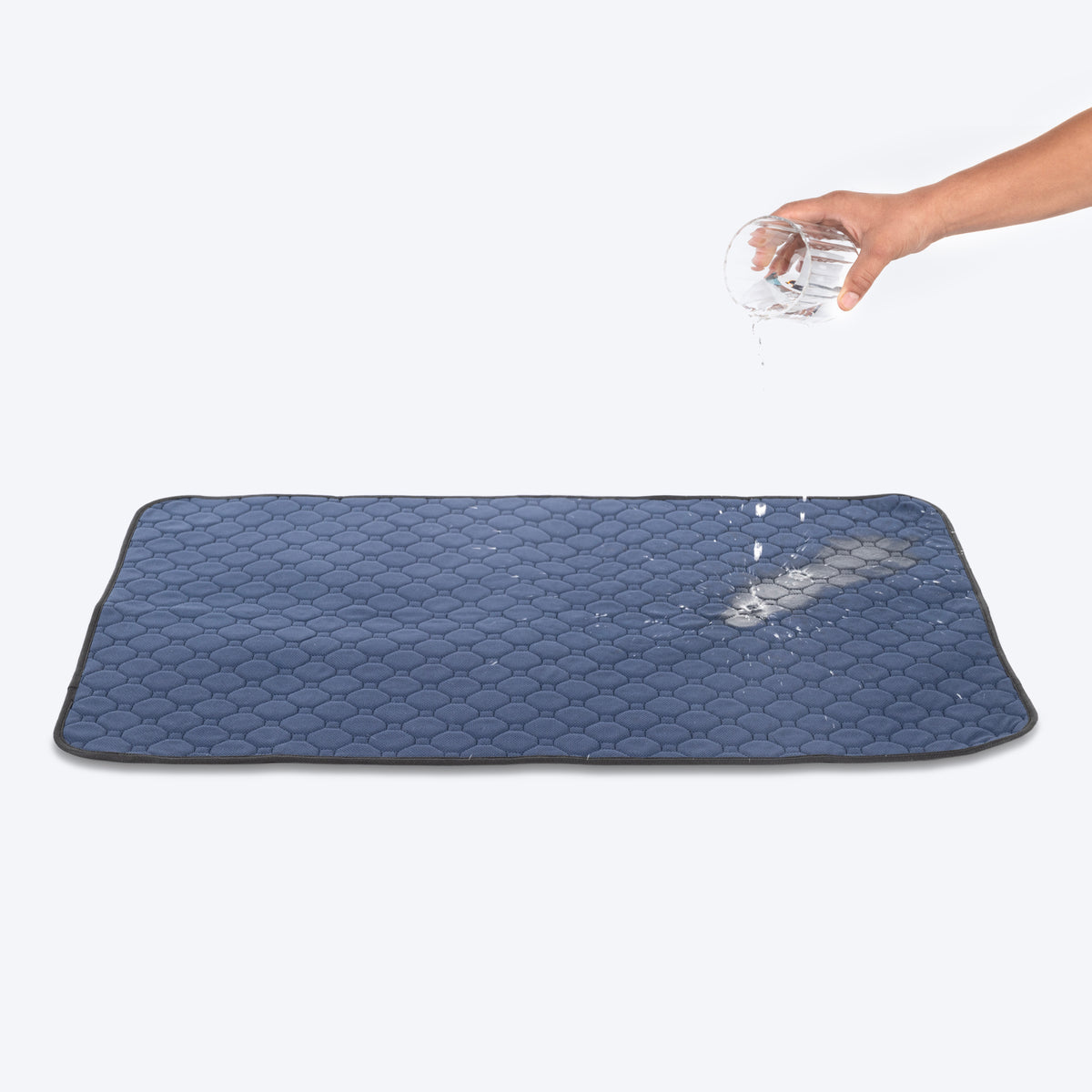 HUFT Reusable Pee Pad For Dog - Navy Blue - Heads Up For Tails