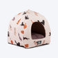 HUFT Whisker Wonderland Cat Tent Bed - Beige