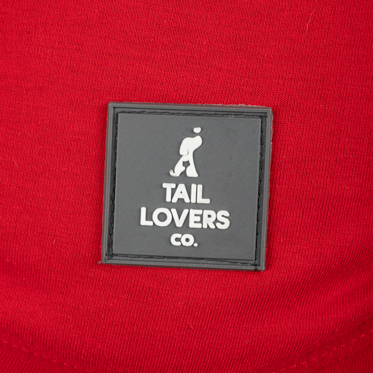 TLC Good Doggie Club T-Shirt For Dog - Red - Heads Up For Tails