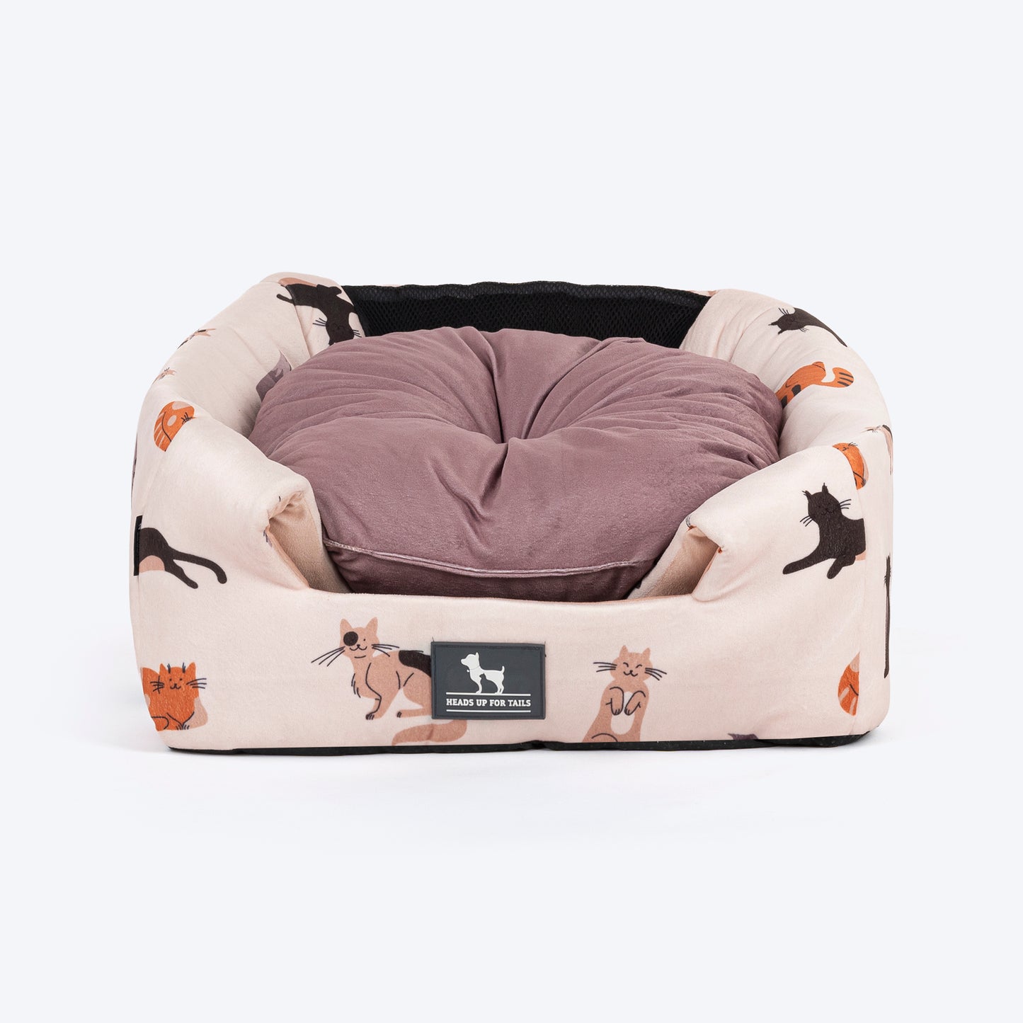 HUFT Whisker Wonderland Cat Tent Bed - Beige