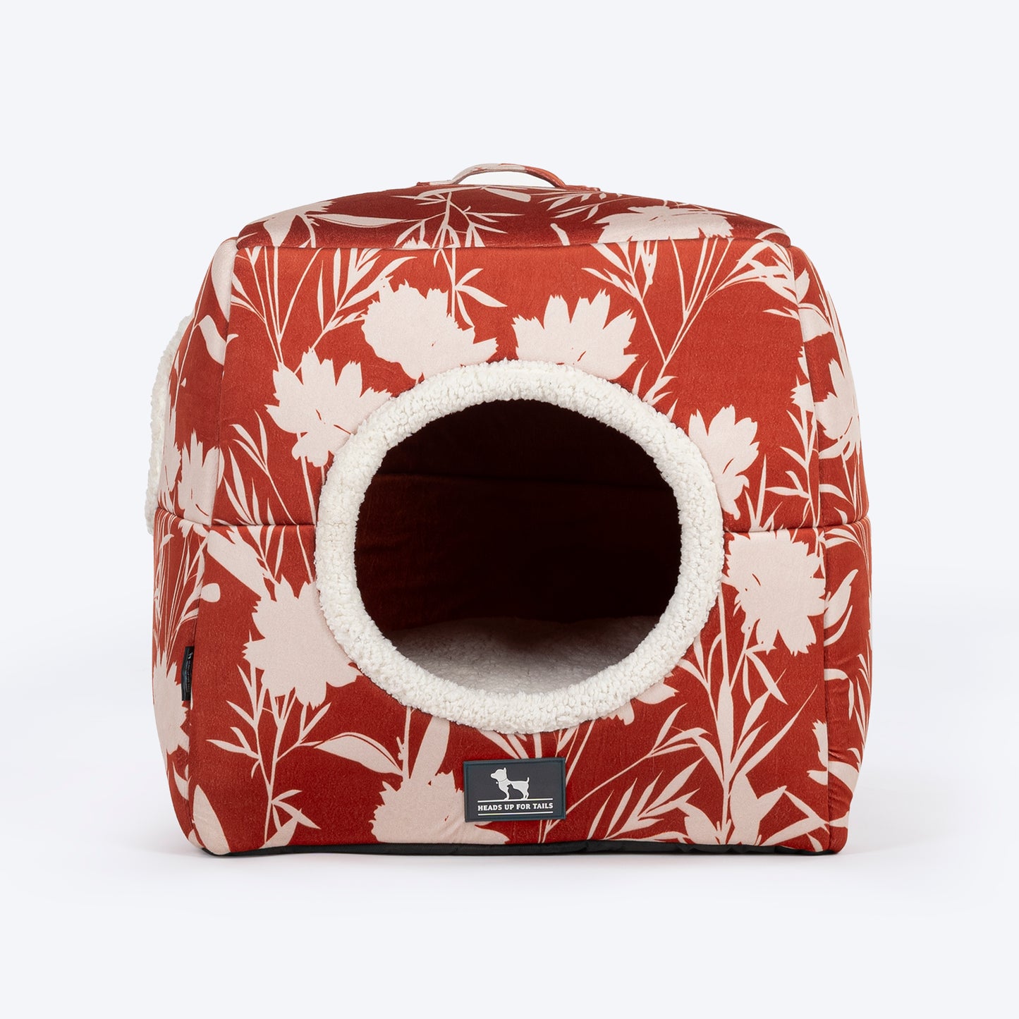 HUFT Petal Perfection Cat Tent Bed - Rust