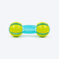 Dash Dog Gnaw & Go Squeaky Toy For Dog - Neon Green & Blue