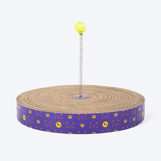 HUFT Wiggly Whisker Cat Scratcher - Purple - Heads Up For Tails