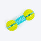 Dash Dog Gnaw & Go Squeaky Toy For Dog - Neon Green & Blue