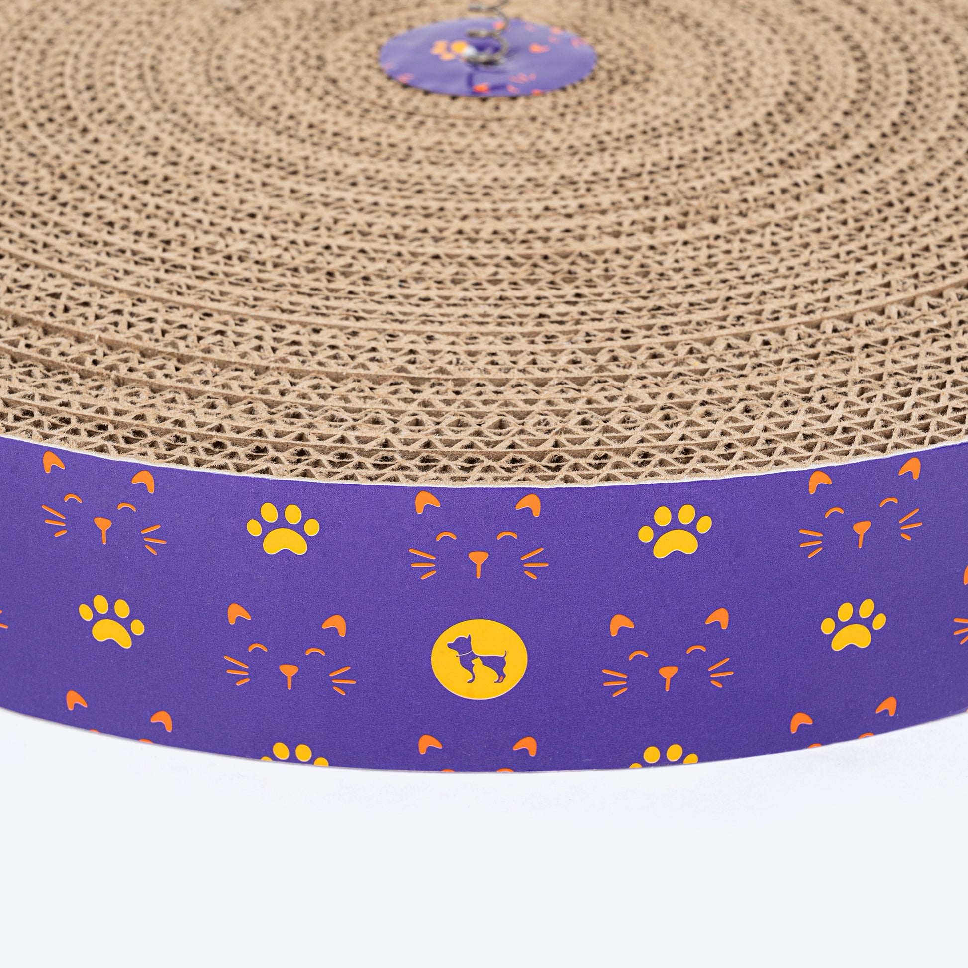 HUFT Wiggly Whisker Cat Scratcher - Purple - Heads Up For Tails